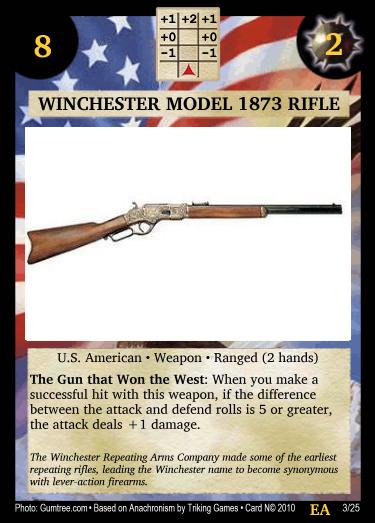 Weapon - Winchester Model 1873 Rifle