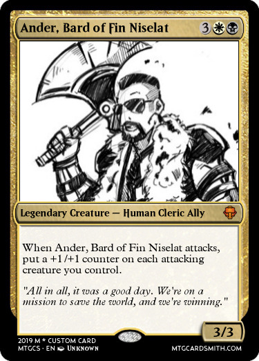 Ander, Bard of Fin Niselat